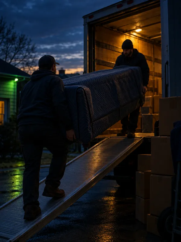 Moving companies at work in South Florida