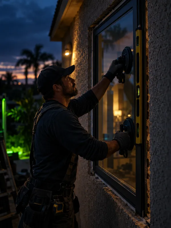 Windows and doors at work in South Florida